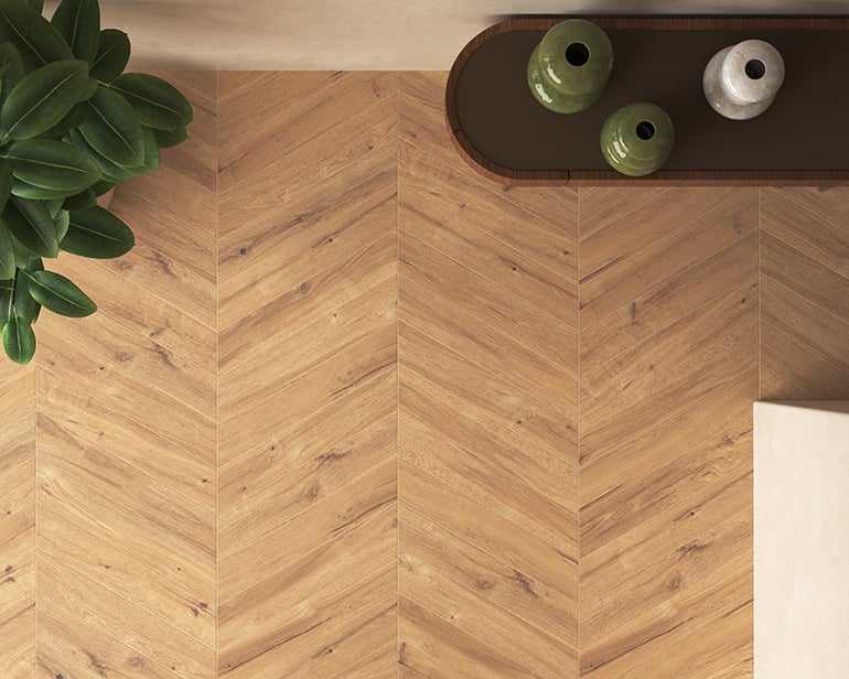 Ambi Miele_Chevron Castagno_particolare