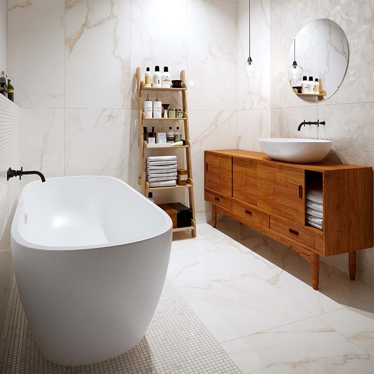 herberia-marmi pregiati-bagno-calacatta-sdecoro astretto